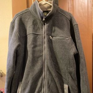 Aigle zip up fleece coat